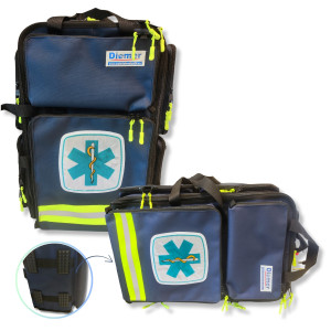 Botiquin Mochila Suem Pro 3000 Azul Escudo Cruz de la Vida